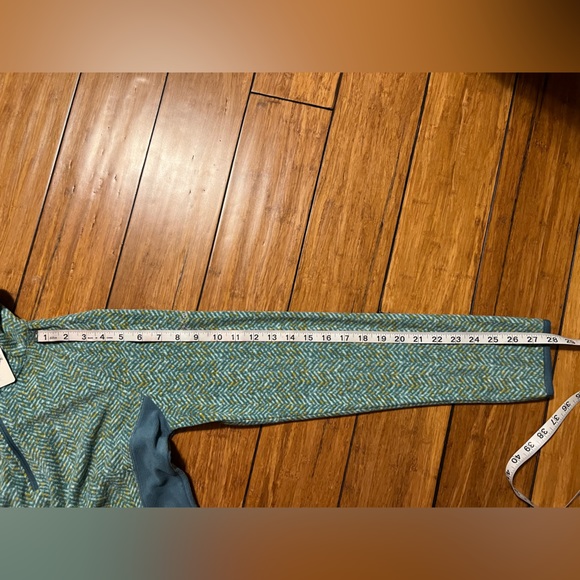 NWT Columbia Fleece Pullover Size SMALL Green Half Zip Sweatshirt - Picture 7 of 10